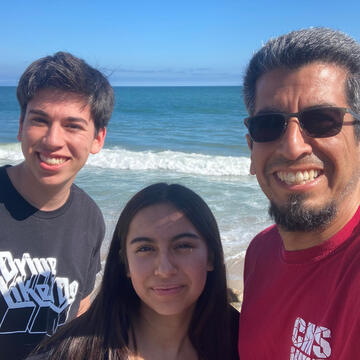 First Visit from Dad